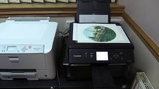 Printing an image on Wafer Paper using a Canon TS5050 Printer [upl. by Ecerehs]