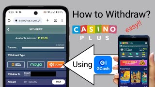 how to withdraw in Casino Plus using Gcash  paano withdraw sa Casino Plus gamit Gcash [upl. by Adirahs]