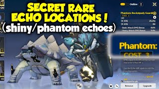 All PHANTOMSHINY ECHOES LOCATION AND GUIDE  WUTHERING WAVES [upl. by Eicul563]