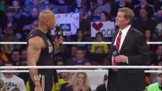 John Laurinaitis Returns and The Rock does Peoples Elbow to John Laurinaitis [upl. by Ayanat]