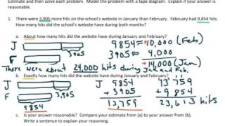 EngageNY Grade 4 Module 1 Lesson 12 [upl. by Ahiel]