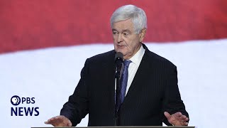 WATCH Newt Gingrich speaks at 2024 Republican National Convention  2024 RNC Night 3 [upl. by Brion]