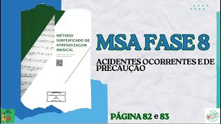 MSA PAGINA 82 e 83 ACIDENTES DE PRECAUÇÃO [upl. by Dlaniger752]