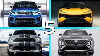 TOP 5 FASTEST SUVs IN THE WORLD 2024 [upl. by Iaoh]