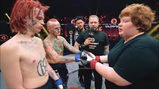 Woman vs TWO Men In A 2on1 MMA Handicap Match  Generational Island Boys vs Female Fat Ben Askren [upl. by Aw]