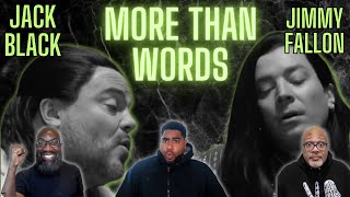 Jack Black and Jimmy Fallon Cover Extremes Hit  More Than Words Reaction 2 WordsNailed It [upl. by Amandi]