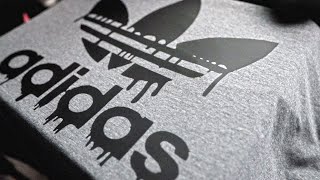 ADIDAS Shirt Made With CRICUT DIY [upl. by Rainger810]