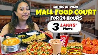 Eating at every Mall Food Court for 24 Hours  Delicious Food Challenge [upl. by George361]