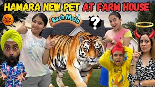 Hamara New Pet At Farm House  Sach Mein  RS 1313 VLOGS  Ramneek Singh 1313 [upl. by Oralle]