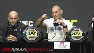 Sean Strickland BASHES Colby Covington over Deceased Father Comments [upl. by Rosamond36]