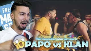 KLAN vs PAPO  FMS argentina 2020  Jornada 2  LA BATALLA MAS CALIENTE DE LA JORNADA🔥💣😲 [upl. by Mohandis837]