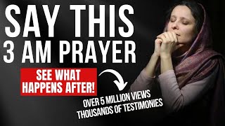 How to Pray When You Wake Up At 3am  Powerful Protection Prayer Christian Motivation [upl. by Nayr]