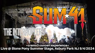 Sum 41 amp The Interrupters LIVE  SOLD OUT Stone Pony Summer Stage Asbury Park NJ 542024 [upl. by Bowes]