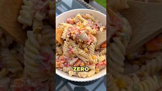 Sałatka z makaronem i kurczakiem 🥰 furajedzenia food przepis recipe salad pastasaladrecipe [upl. by Zullo796]