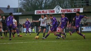 Coalville Town v Hitchin Town Pitching In Southern Central Premier League [upl. by Oicinoid23]