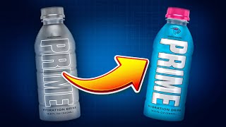 How to make CUSTOM PRIME Hydration drink Flavours  Adobe Photoshop Tutorial  FREE MOCKUP [upl. by Eydnarb]