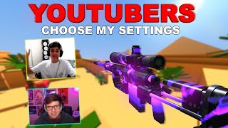 Youtubers Choose My Settings In Krunkerio [upl. by Donna]