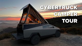 Cybertruck Prototype Camper Tour [upl. by Teteak]