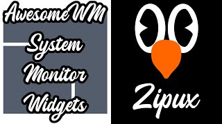 AwesomeWM System Monitor Widgets [upl. by Anialeh]