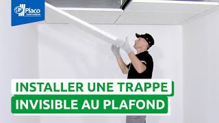 Comment poser une trappe de visite au plafond avec Gyptone® Trap  I Les Tutos Placo® [upl. by Mccoy]