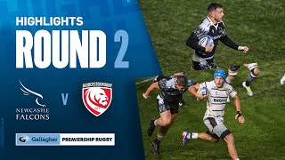 Newcastle v Gloucester  HIGHLIGHTS  Radwan Shows Solo Skill  Gallagher Premiership 202324 [upl. by Flanna]