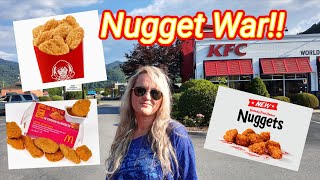 WHO HAS THE BEST NUGGETS KFC Wendys or McDonalds [upl. by Nabi314]