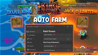 🎃 King Legacy Script Arc Hub  Auto Farm Skull King  Get Halloween Bone Scrythe Easily [upl. by Adnesor]