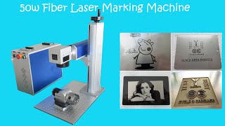 What can a 50w fiber laser marking machine do 2021 [upl. by Aihsened203]