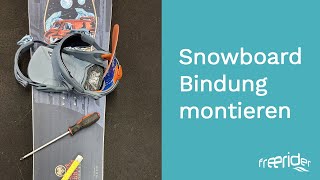 Snowboard Bindung montieren [upl. by Jule]