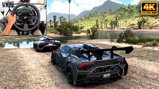 Lamborghini Huracan Super Trofeo amp MercedesAMG ONE  Forza Horizon 5  Thrustmaster T300RS gameplay [upl. by Euginomod]