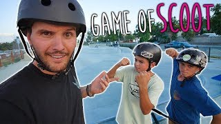 RAYMOND WARNER VS SCOOTER KIDS GAME OF SCOOT [upl. by Hgielyk842]