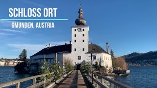 Schloss Ort  волшебный замок на озере Traunsee Gmunden Austria [upl. by Okemak]