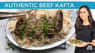 Authentic Lebanese BEEF KAFTA [upl. by Yniattirb]