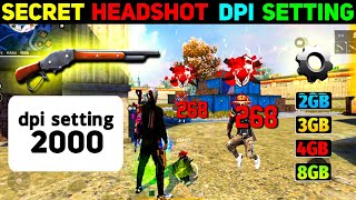 Free Fire Dpi Settings  Free Fire Dpi Settings 2gb 3gb 4gb 6gb 8gb Ram Mobile  Best Dpi free fire [upl. by Yelkrab47]