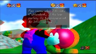 Super Mario 64  Niveau 1  Etoile 4 Les 8 pièces rouges 3D [upl. by Aicileb188]