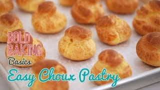 Easy Choux Pastry Recipe [upl. by Llorre]