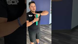 Elbow Exercise Using a TheraBand Flexbar [upl. by Nolaf]