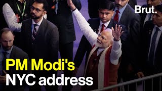 PM Modi’s NYC speech [upl. by Hoffert]