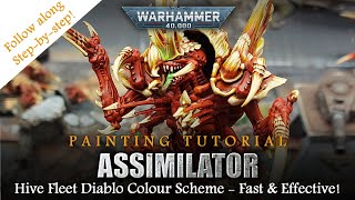 How to Paint Norn Assimilator Tyranids Painting Tutorial Warhammer 40K 10th Edition [upl. by Harod]