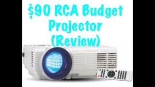 90 RCA Home Theater Projector Review [upl. by Campbell294]