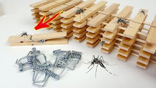 Adiós a los MOSQUITOS con esta lámpara hecha con pinzas de madera [upl. by Onoitna]