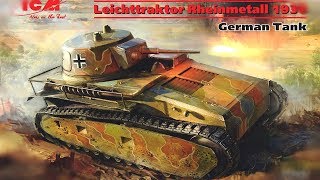 Новая Модель Танка LEICHTTRAKTOR в 135 от ICM Хорошо или Плохо [upl. by Nymassej299]