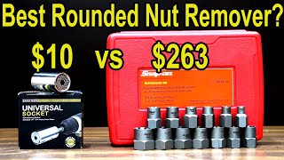 Best rounded nut and stud remover Lets find out Snapon Irwin Gearwrench Rocketsocket amp more [upl. by Evered]