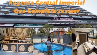 Hotel Regenta Central Imperial Candolim Goa Complete review  Breakfast buffet  Pool  Gaming area [upl. by Jacinthe]