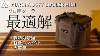 【新作最強クーラー】保冷力2倍⁉️保冷力抜群ソフトクーラーラーテルワークスオーロラソフトクーラーミニ [upl. by Leuqar]