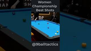 9 BALL Best Shots in World Womens Championship 2023 billiards poolball [upl. by Schild]