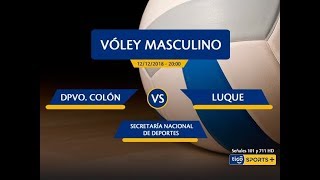 Luque vs Deportivo Colón  Final absoluta de vóley masculino [upl. by Llewen]