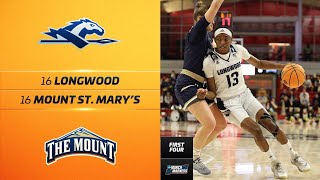 Longwood vs Mount St Marys  First Four NCAA tournament extended highlights [upl. by Nylarat]