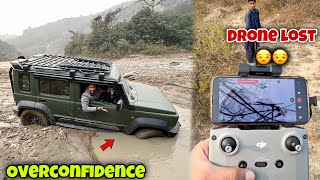 Lost my drone in the Forest  Jimny got stuck in Quicksand [upl. by Amsab]