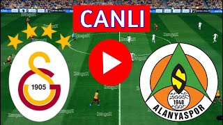 🔴GALATASARAY ALANYASPOR MAÇINI CANLI İZLE  eFootball Türkçe Simülasyon [upl. by Grete]